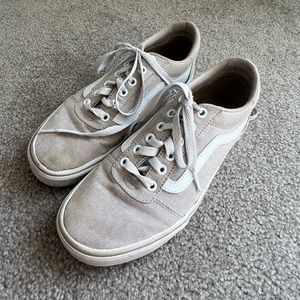 Low Top Grey Vans Shoes